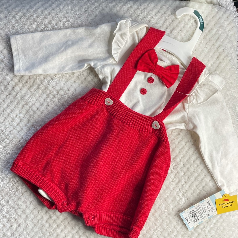Baby girl new valentines outfit from Target
